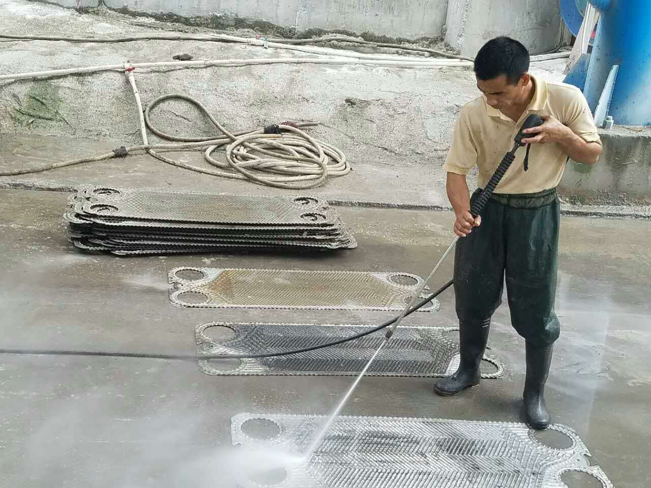 板式交换器清洗